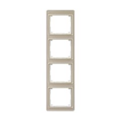 SL584GB Рамка для вертикальной установки 4-кратная; золотая бронза