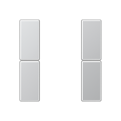 A502TSAAL комплект накладок 2гр алюминий