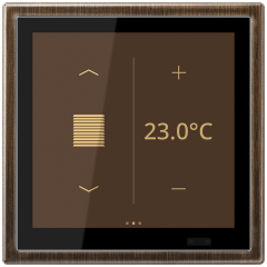 KNX комнатный контроллер LS TOUCH, ME 459 D1 S AT