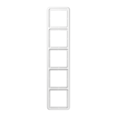 CD585WUWW Рамка для вертикальной и горизонтальной установки ударопрочная, 5-кратная; белая