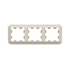 3-постовая РАМКА, цвет БЕЖЕВЫЙ, AtlasDesign Antique, ATN100203
