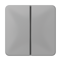 CD401TSAGR 1-клавишная накладка для пульта КNX, серая, для серии CD