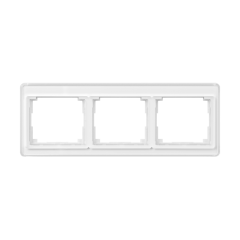 SL5830WW Рамка для горизонтальной установки 3-кратная; белая
