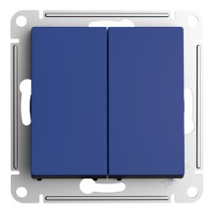 ATN001151 - AtlasDesign 2-клавишный ВЫКЛЮЧАТЕЛЬ, сх.5, 10АХ, механизм, АКВАМАРИН