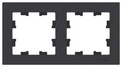 ATN001002 - AtlasDesign на 2 поста РАМКА, универсальная, КАРБОН