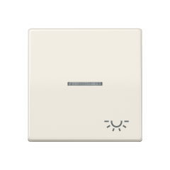 AS591KO5L Клавиша для выключателя с окошком для подсветки и символом свет; слоновая кость