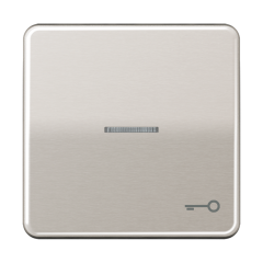 CD590KO5TPT Клавиша с окошком и символом ключ для выключателей с подсветкой; платина