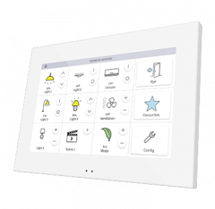 Сенсорная панель KNX Z70, цвет белый, доступно с 1го квартала 2020г.