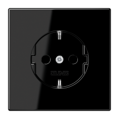 LS1520KISW Штепсельная розетка SCHUKO 16A, 250V  с защитой от детей; черная