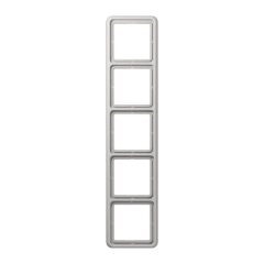 CD585LG Рамка для вертикальной и горизонтальной установки, 5-кратная; светло-серая
