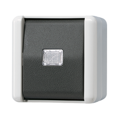 833-2W Кнопка без фиксации 10AX 250V  ; для накладного монтажа  IP44