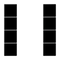 LS504TSASW комплект накладок 4гр черный