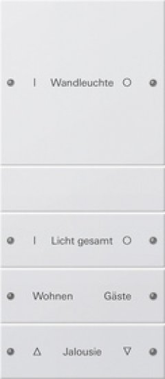 Набор клавиш 4-местный (1+3), с возможностью нанесения надписей