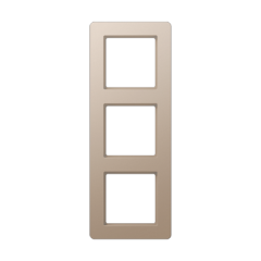 Рамка на 3 поста; термопласт; шампань; A FLOW, AF583BFCH Jung AF583BFCH