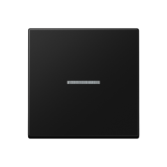 A500 Клавиша 1-ная с линзой, цвет матовый черный, Jung A590KO5SWM
