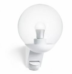 L 585 S 005917 IP 44 white/clear светильник с датчиком движения настенный уличный  E27 1 х 60 Вт (накаливания) или LED 1 х от 5 Вт до 12 Вт
