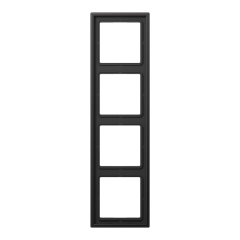 LSmetal Рамка 4-ная , dark, AL2984D