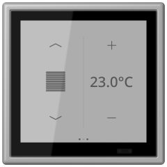 KNX комнатный контроллер LS TOUCH, LC 459 D1 S204