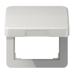 CD590KLLG Крышка откидная для штепсельных розеток и изделий с платой 50?50 мм; светло-серая