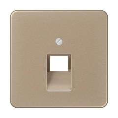 CD569-1UAGB Крышка для ординарной телефонной и компютерной розетки  UAE; золотая бронза
