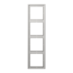 LS984LG Рамка 4-кратная; светло-серая