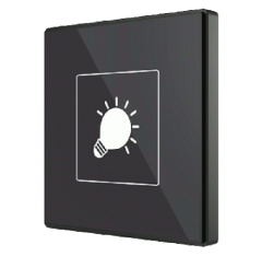 Выключатель сенсорный KNX Square TMD, 1-кнопочный, произвольная графика