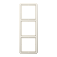 CD583WUW Рамка для вертикальной и горизонтальной установки ударопрочная, 3-кратная; слоновая кость
