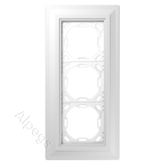 Рамка монтажная 3-ная заподлицо в штукатурку и гипсокартон от 12.5 мм, 0 мм