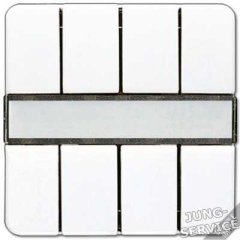 2094LZ Клавиши для системы KNX, 8 групп, универсальные; слоновая кость