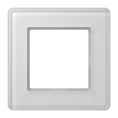 A VIVA Рамка 1-ная, стекло белый, Jung AV581GLMWW