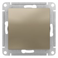 ATN000515 - AtlasDesign Нажимная КНОПКА, схема 1, 10АХ, механизм, ШАМПАНЬ