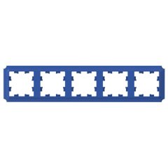 5-постовая РАМКА, цвет АКВАМАРИН, AtlasDesign Antique, ATN101105