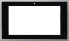 Рамка KNX/EIB черное стекло/алюминий