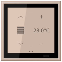 KNX комнатный контроллер LS TOUCH, LC 459 D1 S240