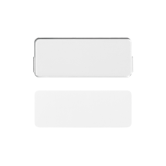 CD54NA накладка из оргстекла с белой подложкой, поле для надписи 23Х59 мм, для серии СD