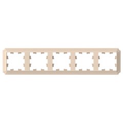 5-постовая РАМКА, цвет ПЕСОЧНЫЙ, AtlasDesign Antique, ATN101205