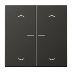 JUNG HOME кнопка, 2 группы с символами «стрелки», BT AL 17102 P AN