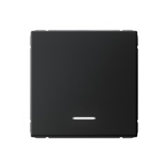 1-клавишный ВЫКЛЮЧАТЕЛЬ с подсветкой, сх. 5а, 10АХ, Art Gallery, цвет Карбон, GAL001013