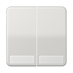 CD595NALG Клавиши для сдвоенных выключателей и кнопок с полем для надписи; светло-серые