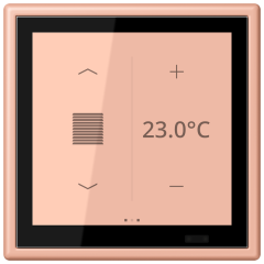KNX комнатный контроллер LS TOUCH, LC 459 D1 S231