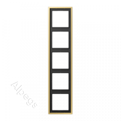 LSmetal Рамка 5-ная, латунь. ME2985C