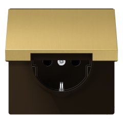 ME1520KLC Штепсельная розетка SCHUKO 16A 250V  с крышкой