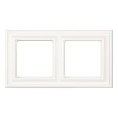 Рамка двойная Jung Eco Profi Deco, белый, EPD482WW