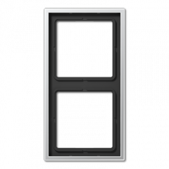 LSmetal Рамка 2-ная, алюм. AL2982