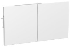 ATN001328 - AtlasDesign РОЗЕТКА двойн. с заземл.со штор.со сдвиж. крышк, 16А, в сборе, ЛОТОС