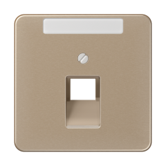 CD569-1NAUAGB Крышка для ординарной телефонной и компютерной розетки  UAE; золотая бронза