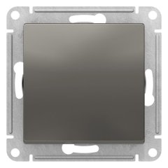 ATN000911 - AtlasDesign 1-клавишный ВЫКЛЮЧАТЕЛЬ, схема 1, 10АХ, механизм, СТАЛЬ