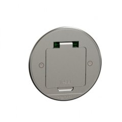 INS52101; Люк круглый размер XS с 1 розеткой (2К+З ) металлический IP44 US+ Schneider Electric