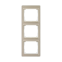 SL583GB Рамка для вертикальной установки 3-кратная; золотая бронза