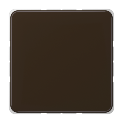 CD594-0BR Крышка без отверстий с несущим каркасом для произвольных вырезов; коричневая